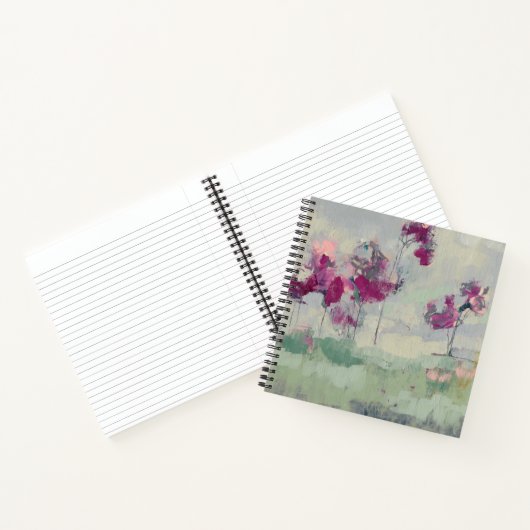 Fuchsia Treeline Notizblock (Innenseite)