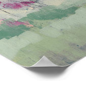 Fuchsia Treeline Poster (Ecke)