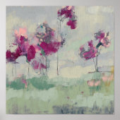 Fuchsia Treeline Poster (Vorne)