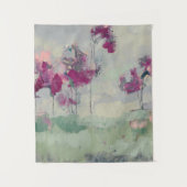 Fuchsia Treeline Wandteppich (Vorderseite)