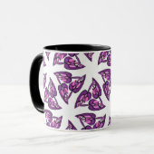 Fuchsia Tristar Tasse (Vorderseite Links)