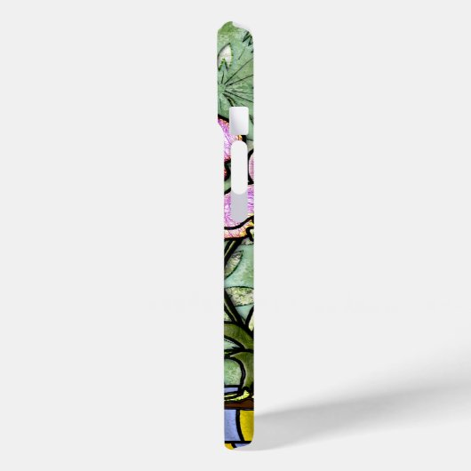 Fuchsia und Big-Mit Augen Kitty - Personalisiert Case-Mate iPhone Hülle (Rückseite / Links)