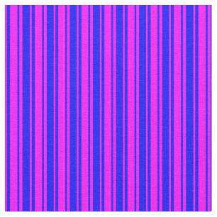 Fuchsia und blaues Streifen Stoff