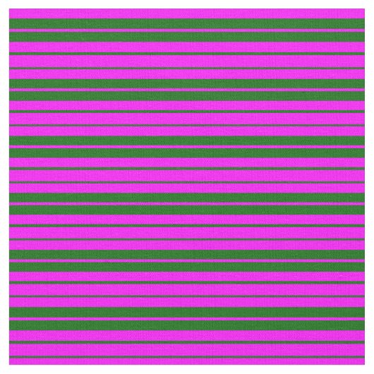 Fuchsia und dunkelgrünes Muster der Streifen Stoff (Nahaufnahme)