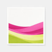 Fuchsia und Limettengrün  Serviette (Vorderseite)