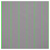 Fuchsia- und Limone Lines-Muster Stoff (Muster)