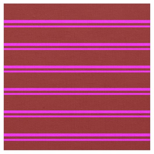 Fuchsia und Maroon-Streifen Stoff (Nahaufnahme)
