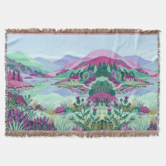 Fuchsia- und Minz-Hochland-Loch-Decke Decke