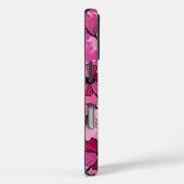 Fuchsia und Rosa Malerei Case-Mate iPhone Hülle (Rückseite / Rechts)