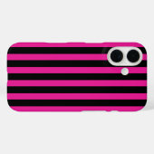 Fuchsia und schwarze Süßigkeiten Case-Mate iPhone Hülle (Rückseite (Horizontal))