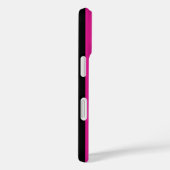 Fuchsia und schwarze Süßigkeiten Case-Mate iPhone Hülle (Rückseite / Rechts)