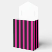 Fuchsia und schwarze Süßigkeiten Geschenkschachtel (Geöffnet)
