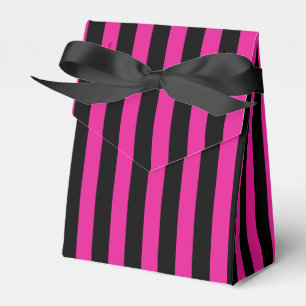 Fuchsia und schwarze Süßigkeiten Geschenkschachtel