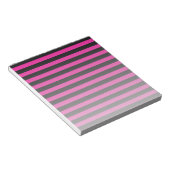 Fuchsia und schwarze Süßigkeiten Notizblock (angewinkelt)