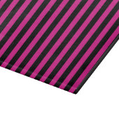 Fuchsia und schwarze Süßigkeiten Schneidebrett (Ecke)