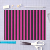 Fuchsia und schwarze Süßigkeiten Seidenpapier (Handwerk)