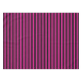 Fuchsia und schwarze Süßigkeiten Tischdecke (Vorderseite (Horizontal))