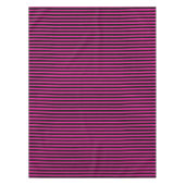 Fuchsia und schwarze Süßigkeiten Tischdecke (Vorderseite)