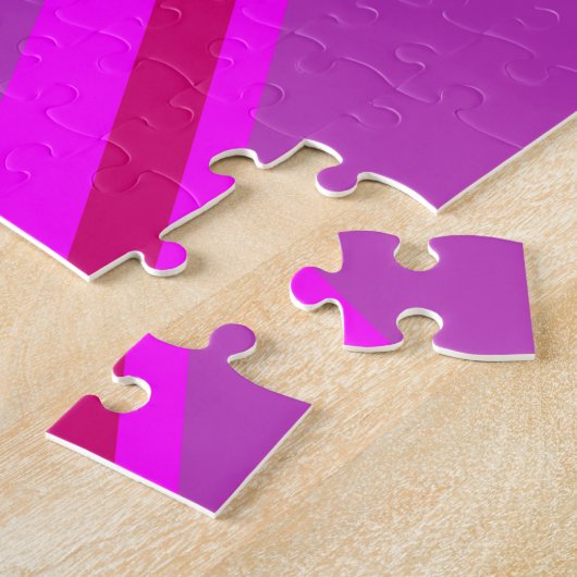 Fuchsia Union Jack Puzzle (Seite)