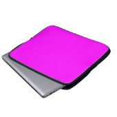Fuchsia Violet Laptopschutzhülle (Vorne Knopf)