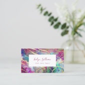 Fuchsia-Visitenkarte Visitenkarte (Stehend Vorderseite)