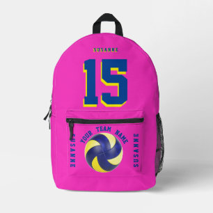 Fuchsia Volleyball-Spieler Rucksack Kinder sportli