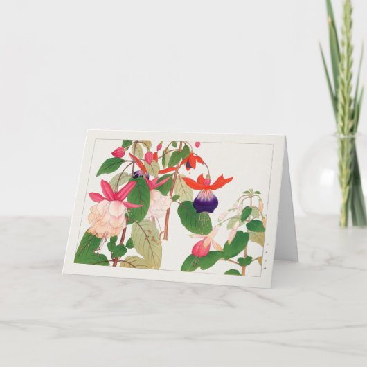 Fuchsia von Tanigami Konan Karte (Vorderseite)