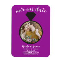 Fuchsia Wedding Ring Foto Save the Date