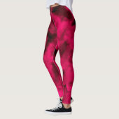 Fuchsia Wolken Abstrakt Leggings (Links)