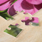 Fuchsia Zinnia Blume Nah Puzzle (Seite)
