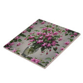 Fuchsias-Blume in Vase Fliese (Seite)