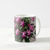 Fuchsias-Blume in Vase Kaffeetasse (VorderseiteRechts)