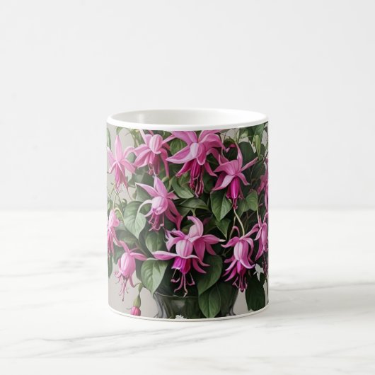 Fuchsias-Blume in Vase Kaffeetasse (Mittel)