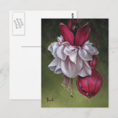 Fuchsias Postkarte (Vorne/Hinten)