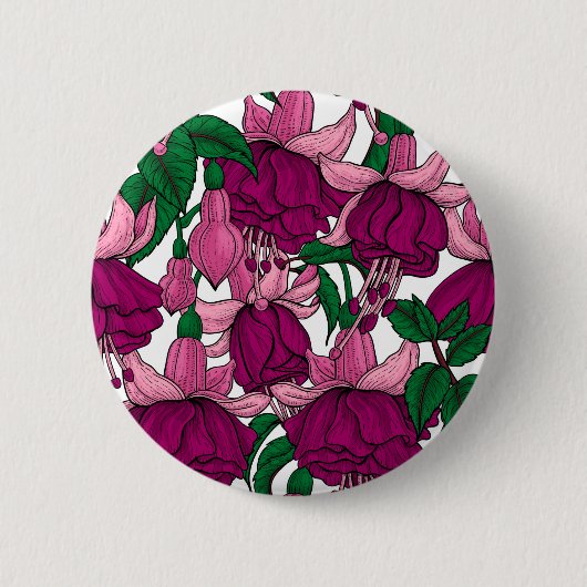 Fuchsie Button (Vorderseite)