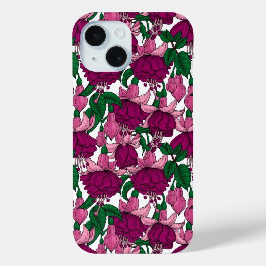 Fuchsie Case-Mate iPhone Hülle (Rückseite)