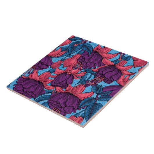 Fuchsie Fliese (Seite)