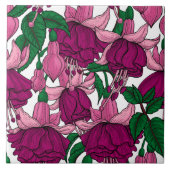 Fuchsie Fliese (Vorderseite)