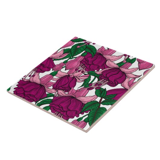 Fuchsie Fliese (Seite)