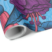 Fuchsie Geschenkpapier (Rolleneckpunkt)