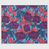 Fuchsie Geschenkpapier (Flach)