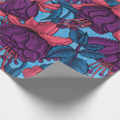 Fuchsie Geschenkpapier (Ecke)