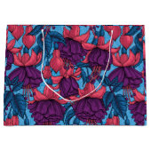 Fuchsie Große Geschenktüte (Vorderseite)