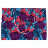 Fuchsie Große Geschenktüte (Rückseite)