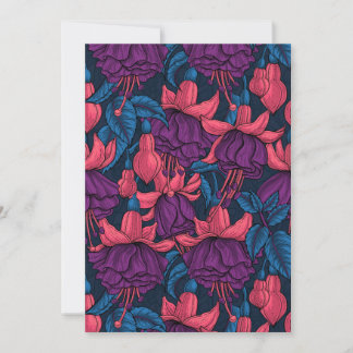 Fuchsie in Blau und Violett