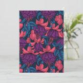 Fuchsie in Blau und Violett (Stehend Vorderseite)