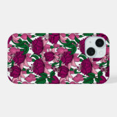 Fuchsie iPhone 15 Hülle (Rückseite (Horizontal))
