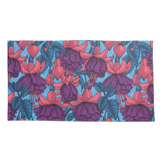 Fuchsie Kissenbezug (Rückseite-Links)