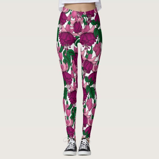 Fuchsie Leggings (Vorderseite)