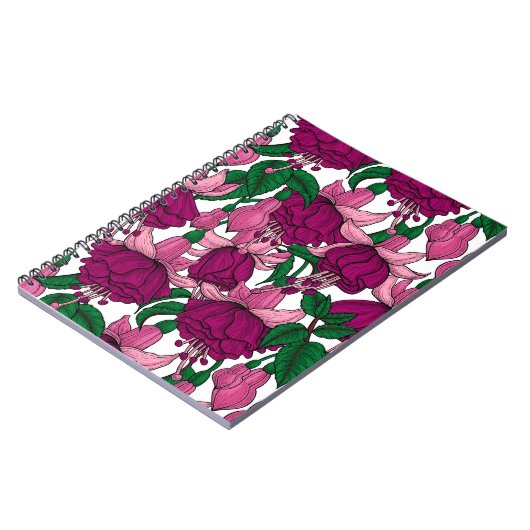 Fuchsie Notizblock (Linke Seite)